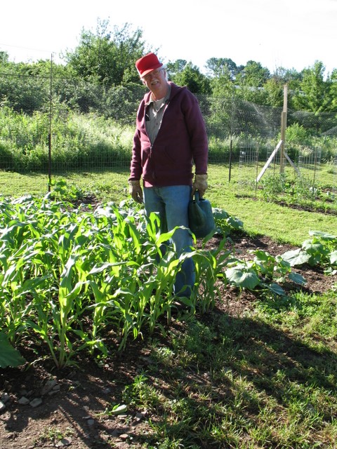 Farmer Outstanding in his Field.