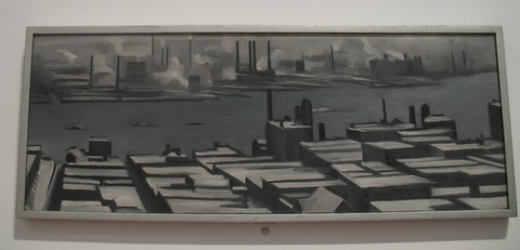 Georgia O'Keefe, "East River No. 3", 1926, Oil on Canvas